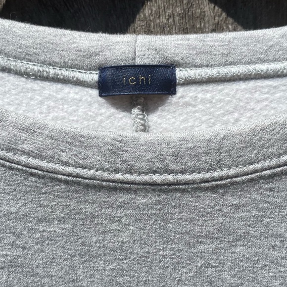 ICHI - Gray Midi fleece Dress Ichi Antiquites - Picture 3 of 11